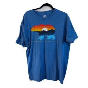 Blue‎ Graphic Missoula Montana T-Shirt
